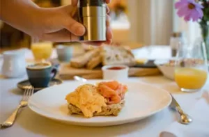 Breakfast at Berwick Lodge house in Bristol