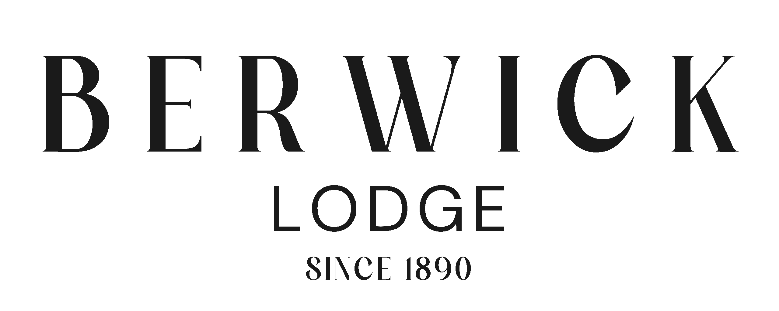Berwick Lodge footer logo since 1890
