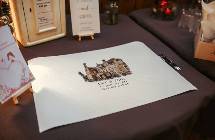 Wedding celebration at Berwick Lodge in Bristol